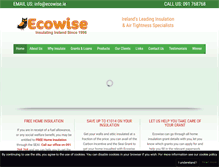 Tablet Screenshot of ecowiseinsulation.net